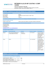 Retridex Alulon MF coating 1-COMP 12.5KG - SDS